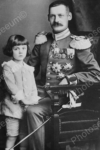 Royal Prince & Small Girl Portrait 4x6 Reprint Of Old Photo - Photoseeum