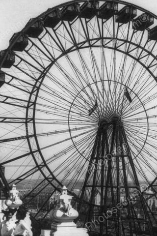 The Great Ferris Wheel! World's Fair 4x6 Reprint Of Old Photo - Photoseeum