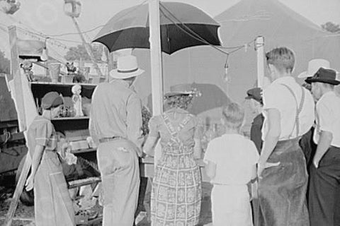 Florida State Fair Guess Your Age 4x6 1930s Reprint Of Old Photo - Photoseeum