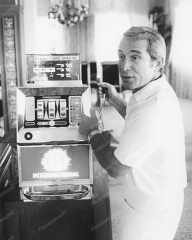 Perry Como Special Bally Slot Machine Vintage 8x10 Reprint Of Old Photo - Photoseeum