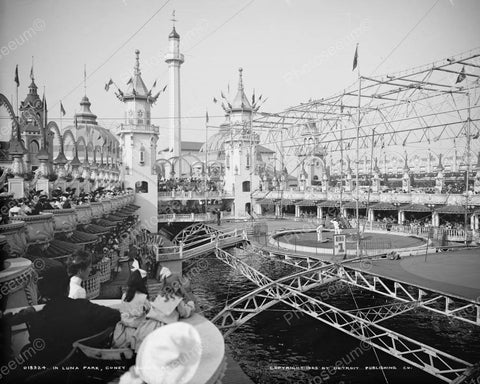 Coney Island Circus 1905 Vintage 8x10 Reprint Of Old Photo - Photoseeum