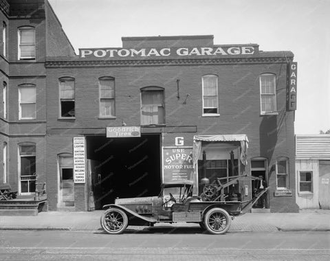 The Potomac Garage Antique Tow Truck 8x10 Reprint Of Old Photo - Photoseeum