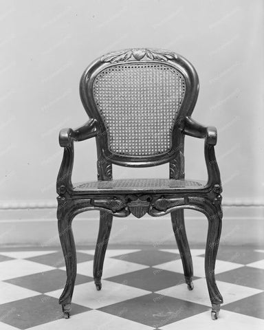 Abraham Lincoln's Antique Chair Vintage 8x10 Reprint Of Old Photo - Photoseeum