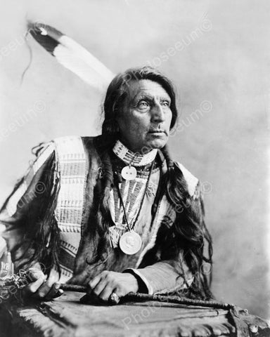 Indian Chief 1904 Vintage 8x10 Reprint Of Old Photo - Photoseeum