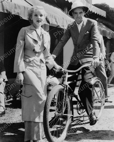 Howard Hughes On Bicycle 8x10 Reprint Of Old Photo - Photoseeum