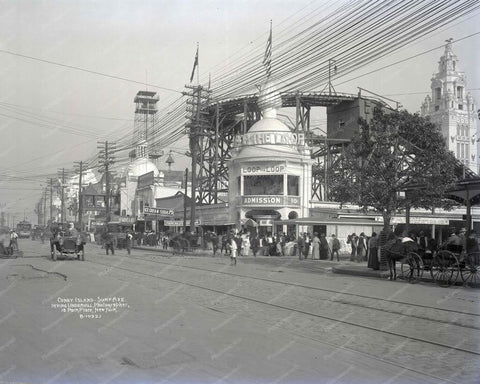 Coney Island Loop The Loop Admission 10 Cents 8x10 Reprint 1912 Old  Photo - Photoseeum