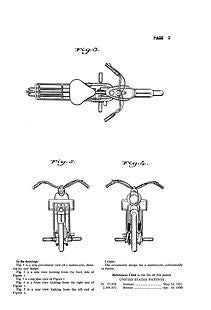 USA Patent Honda 1950's Tadashi Ito Motorcycle Drawings - Photoseeum