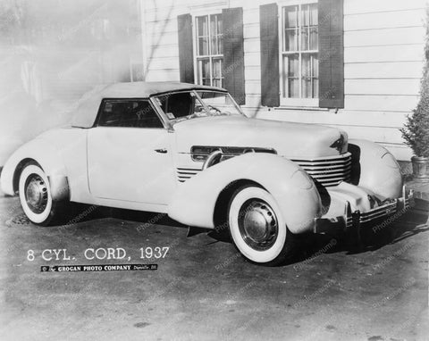 Cord 1937 Supercharged 812 Model Car 8x10 Reprint Of Old Photo - Photoseeum