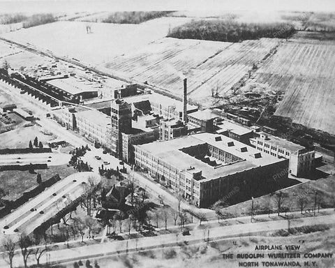 Wurlitzer Jukebox Factory Aerial Tonawanda NY 8x10 1930's Reprint Of Old Photo - Photoseeum