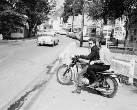 Bob Dylan Riding Motorcycle 1964 Vintage 8x10 Reprint Of Old Photo - Photoseeum