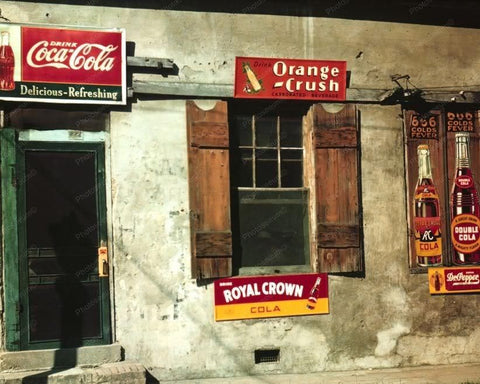 Cafe | Signs | Double Cola | Dr Pepper | 8x10 Reprint Of Old Photo - Photoseeum
