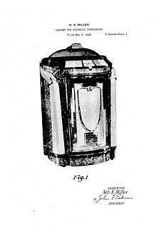 USA Patent Seeburg 147 Trashcan Jukebox 1940's Drawings - Photoseeum