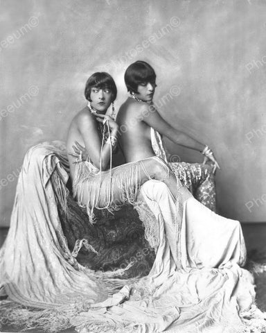 Dolly Sisters Show Girls Vintage 8x10 Reprint Of Old Photo 2 - Photoseeum