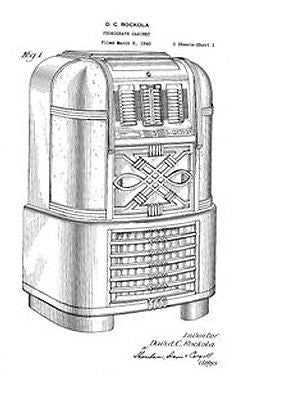 US Patents CD Rockola Jukebox Collection of 22 - Photoseeum