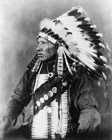 Red Bird Sioux Indian 1908 Vintage 8x10 Reprint Of Old Photo - Photoseeum