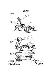USA Patent Fishing Wagon 1890's Drawings - Photoseeum