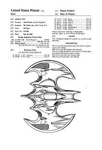 USA Patent Batman Batwing 1990s Drawings - Photoseeum