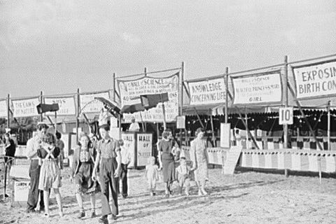 Florida Fair Science Sideshow 4x6 Reprint Of Old Photo 1930s - Photoseeum