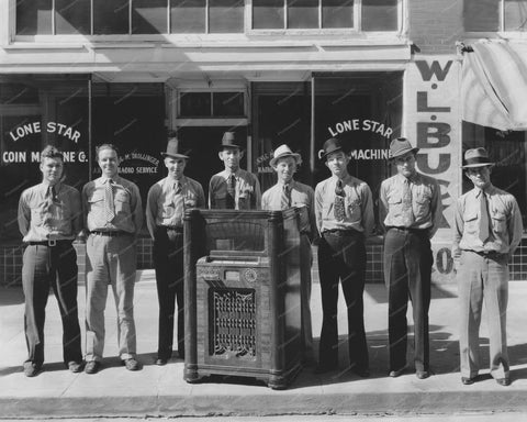 Lone Star Wurlitzer Jukebox Model 416 1937 Vintage 8x10 Reprint Of Old Photo - Photoseeum