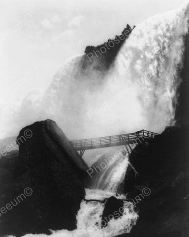 Niagara Falls Stunning Close Up American Old 8x10 Reprint Of Photo - Photoseeum