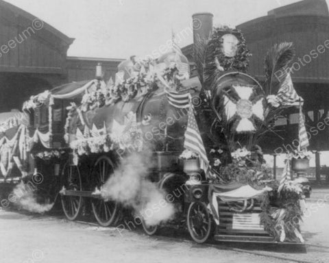 President McKinleys Train Oklahoma 8x10 Reprint Of Old Photo - Photoseeum
