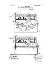 USA Patent Put In The Tunes Bank 1890's Drawings - Photoseeum