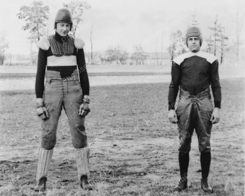 The New And The Old 1880 In Football Equipment Vintage 8x10 Reprint Of Old Photo - Photoseeum