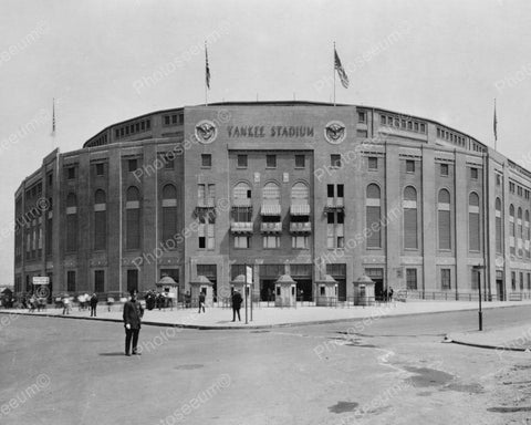 Yankee Stadium Building Vintage 1900s 8x10 Reprint Of Old Photo - Photoseeum