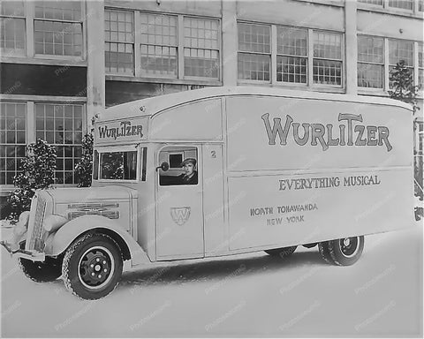 Wurlitzer Jukebox Truck North Tonawanda NY Plant 8x10 Reprint Of Old Photo - Photoseeum