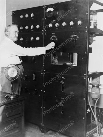 Pioneer TV Television Inventor Dr Jenkins Vintage Reprint 8x10 Old Photo - Photoseeum