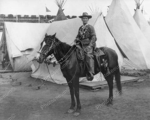 Calamity Jane On Horseback Wild West Old 8x10 Reprint Of Photo - Photoseeum