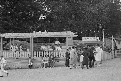 Glen Echo Caterpillar Ride Fare 10 Cents  4x6 Reprint Of Old Photo - Photoseeum