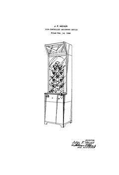 USA Patent Exhibit Arcade Game 1940's Drawings - Photoseeum