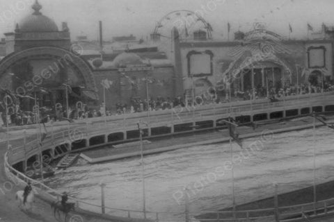 Coney Island Dreamland Hippodrome 1900s 4x6 Reprint Of Old Photo - Photoseeum