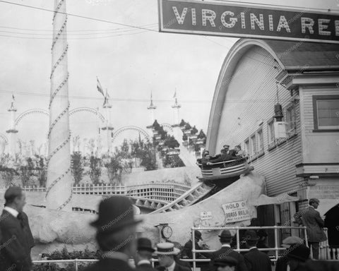 Virgina Reel Ride Luna Park Vintage 8x10 Reprint Of Old Photo - Photoseeum