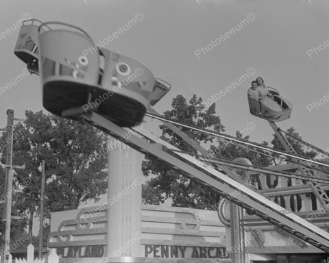 Fun Ride Ohio 1938 Vintage 8x10 Reprint Of Old Photo - Photoseeum