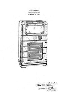 USA Patent Fuller 616 Wurlitzer Jukebox 1930's Drawings - Photoseeum