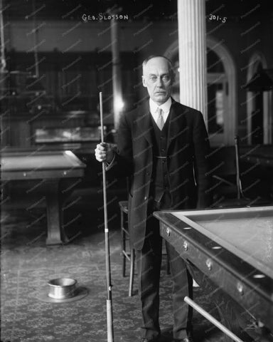 Billiards Champion George Slosson 8x10 Reprint Of 1910s Old Photo - Photoseeum