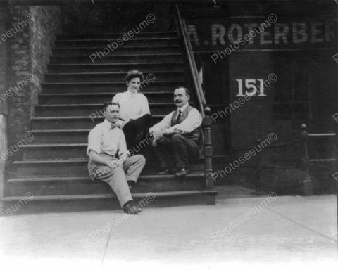 Houdini With Friends Vintage 8x10 Reprint Of Old Photo - Photoseeum