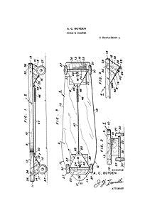 USA Patent Boyden  Skateboard 1950s Drawings - Photoseeum