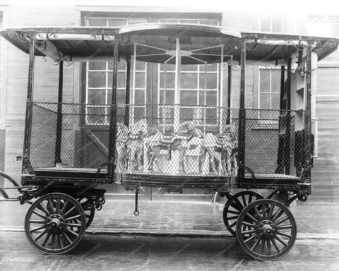 Antique Carousel Wagon New York 1800s 8x10 Reprint Of Old Photo - Photoseeum