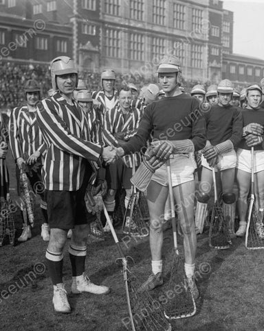 Lacrosse Players 1920's Vintage 8x10 Reprint Of Old Photo - Photoseeum