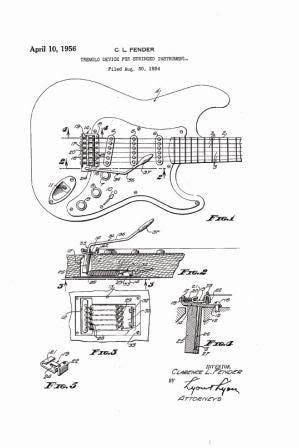 USA Patent Fender Guitars -Telecaster -Stratocaster Drawings - Photoseeum