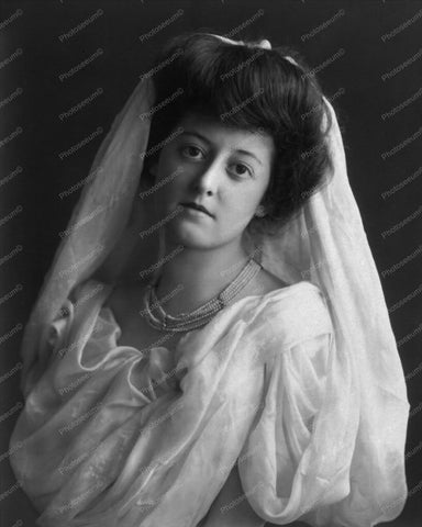 Victorian Bride Portrait Circa 1900s 8x10 Reprint Of Old Photo - Photoseeum