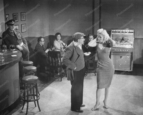 Curvaceous Blonde Dancing Rockola Jukebox Vintage 8x10 Reprint Of Old Photo 1 - Photoseeum