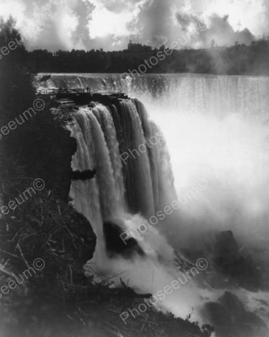 Niagara Falls At Dusk Classic Old 8x10 Reprint Of Photo - Photoseeum
