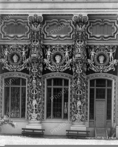 Ornate Angels Architecture Building 1901 8x10 Reprint Of Old Photo - Photoseeum