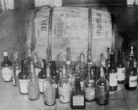 Confiscated Whiskey Vintage 8x10 Reprint Of Old Photo - Photoseeum