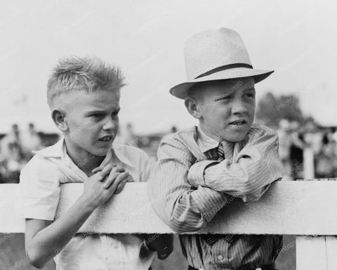 Louisiana Fair Boys Watching Parade 8x10 Reprint Of 1930 Old Photo - Photoseeum