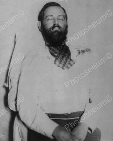 Jesse James Dead Body Close Up 1880s 8x10 Reprint Of Old Photo - Photoseeum